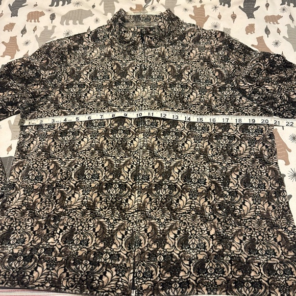 Kim Rogers Black and Tan / Brown Jacket Petite Medium EUC - Picture 7 of 9